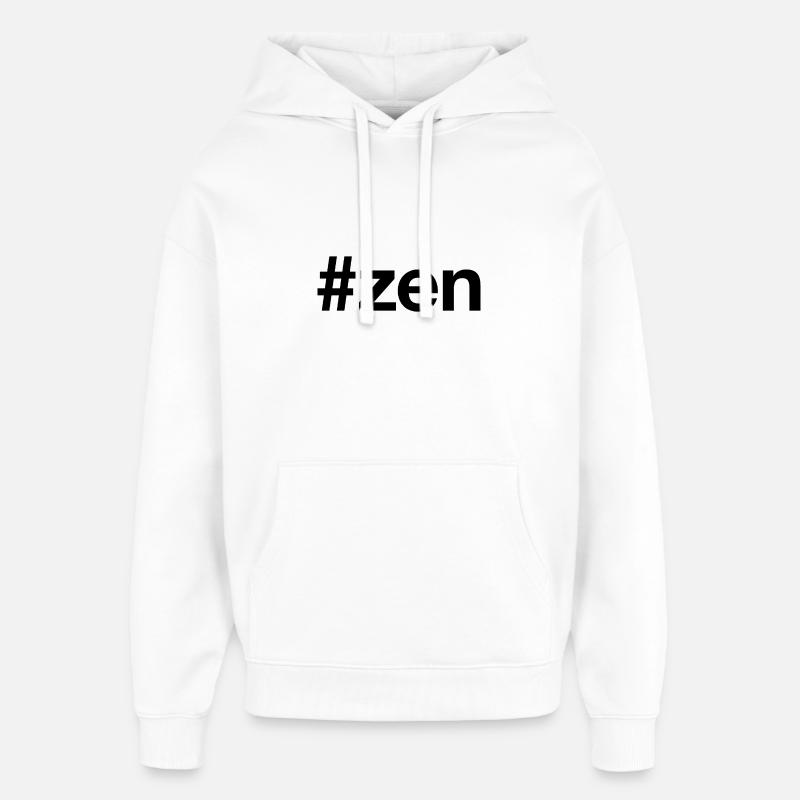 ZEN - Sweat à capuche unisexe Stanley/Stella Oversized - blanc