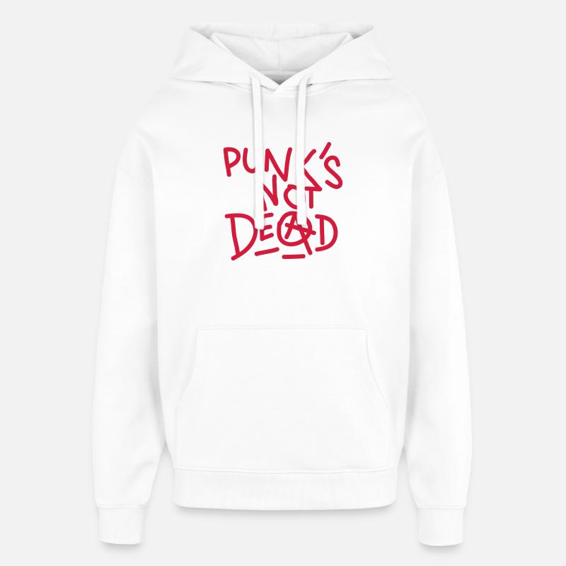 Punk - Sweat à capuche unisexe Stanley/Stella Oversized - blanc