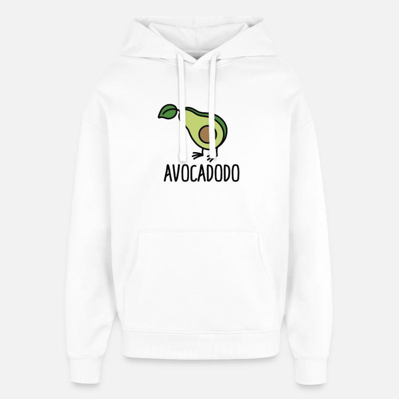 Avocadodo - Sweat à capuche unisexe Stanley/Stella Oversized - blanc