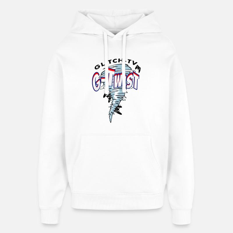 Tornade de joueur - Sweat à capuche unisexe Stanley/Stella Oversized - blanc