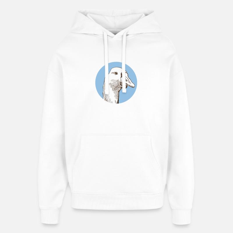 Oie - Sweat à capuche unisexe Stanley/Stella Oversized - blanc