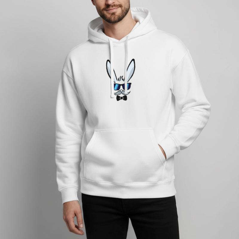 He | Easter Face Easter Bunnies Happy Easter Oversized Unisex Hoodie by Stanley/Stella