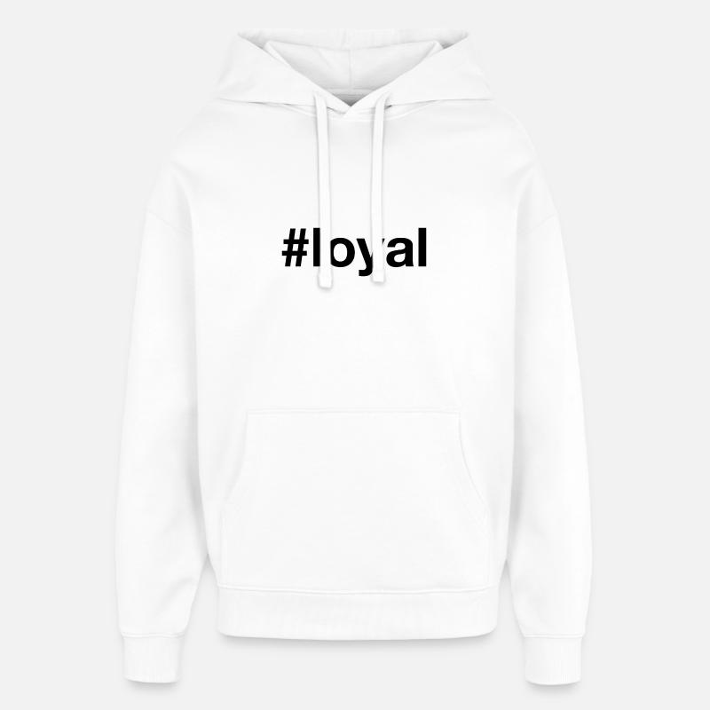 LOYAL - Sweat à capuche unisexe Stanley/Stella Oversized - blanc