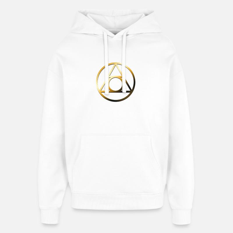 alchimie - Sweat à capuche unisexe Stanley/Stella Oversized - blanc