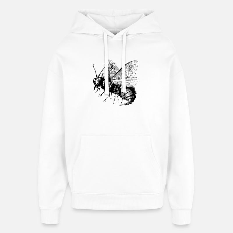 Beelzebub | Devil | Demon | Devil | Satan - Oversized Unisex Hoodie by Stanley/Stella - white
