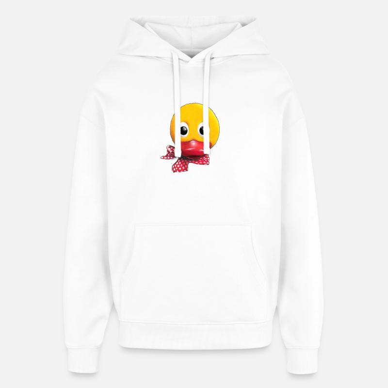 Schnatterinchen 3D - Sweat à capuche unisexe Stanley/Stella Oversized - blanc