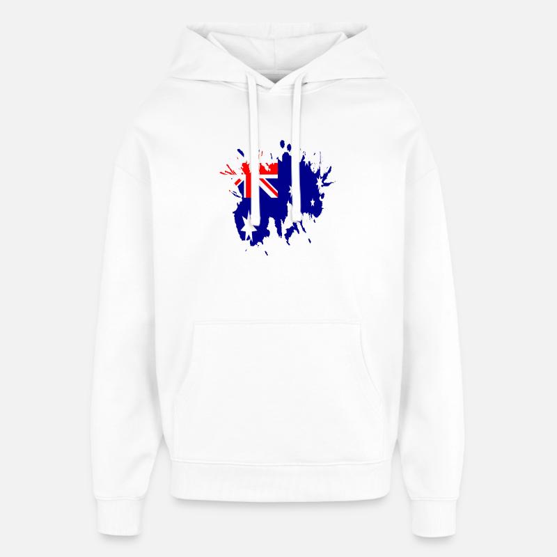 australie Pepigo - Sweat à capuche unisexe Stanley/Stella Oversized - blanc