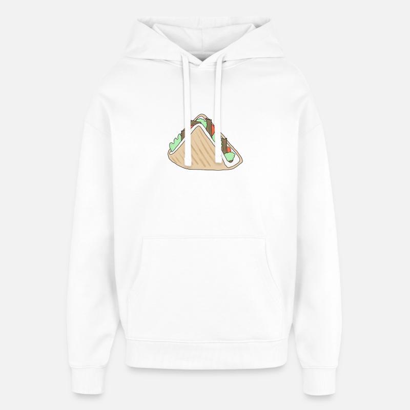 Döner *** vierge - Sweat à capuche unisexe Stanley/Stella Oversized - blanc