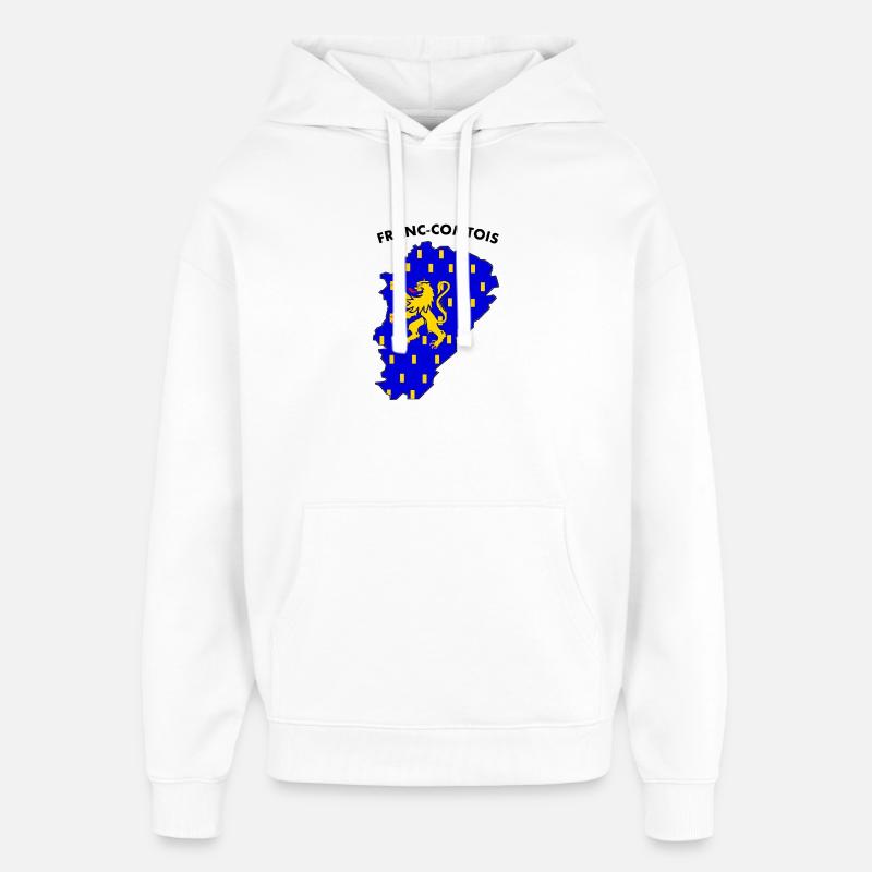 Franc-Comtois - Oversized Unisex Hoodie von Stanley/Stella - Weiß