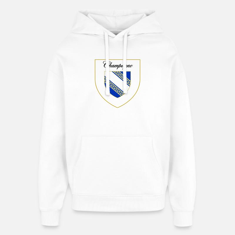 blockedTitle - Sweat à capuche unisexe Stanley/Stella Oversized - blanc