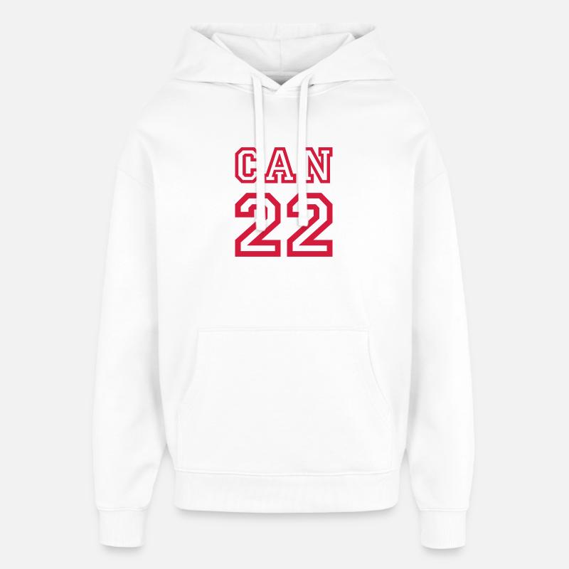 CANADA - Sweat à capuche unisexe Stanley/Stella Oversized - blanc