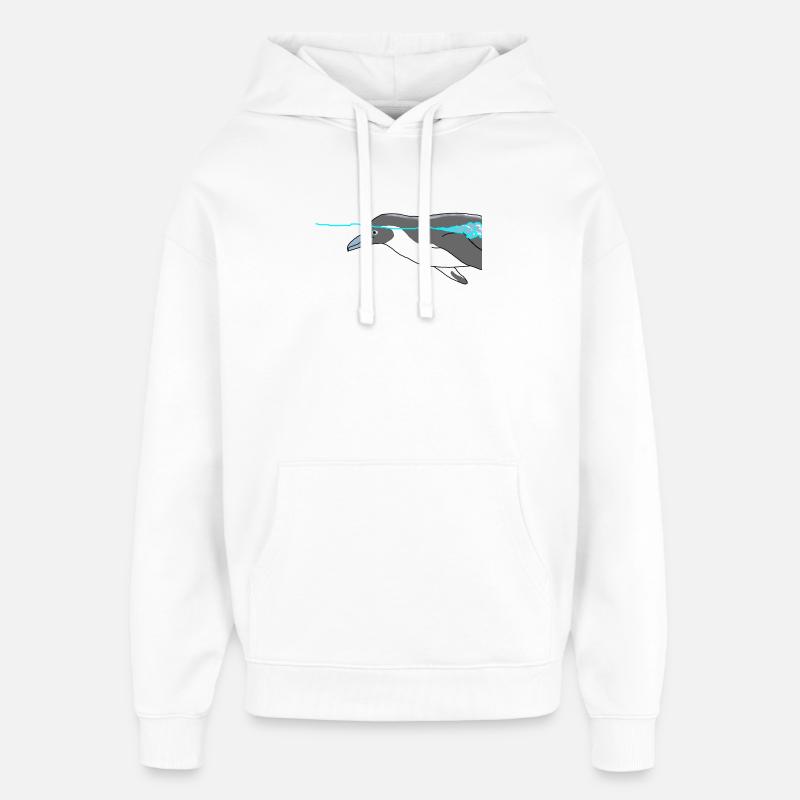 Pingouin - Sweat à capuche unisexe Stanley/Stella Oversized - blanc