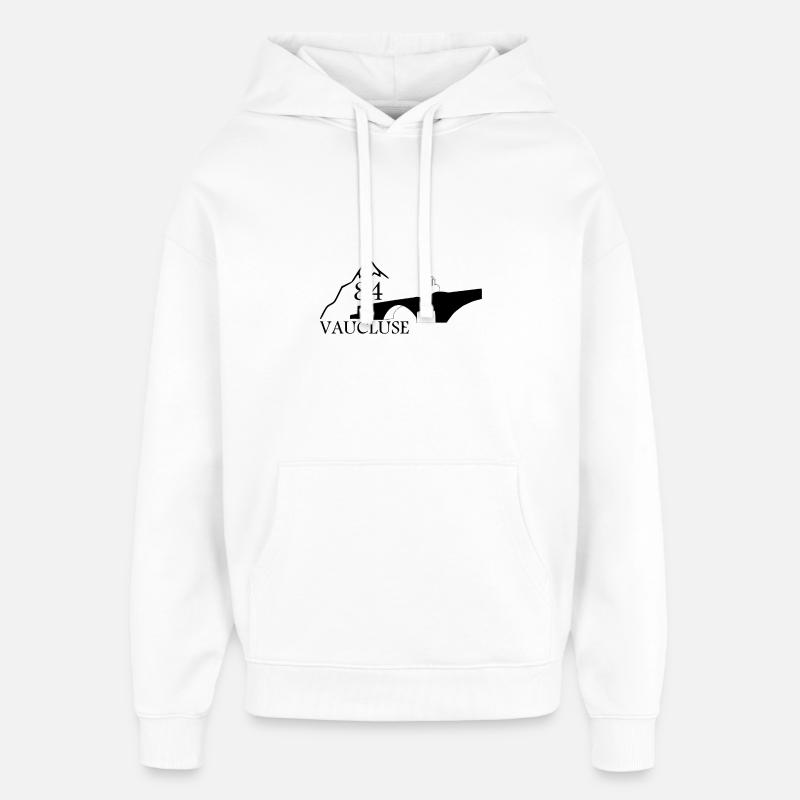 Vaucluse - Sweat à capuche unisexe Stanley/Stella Oversized - blanc