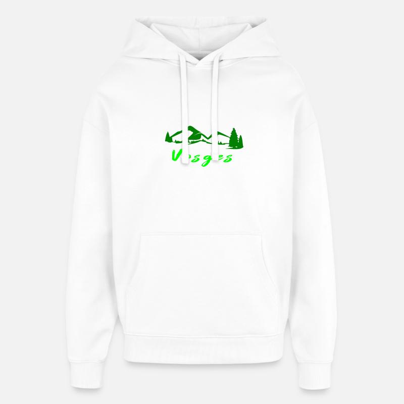 Vosges - Sweat à capuche unisexe Stanley/Stella Oversized - blanc