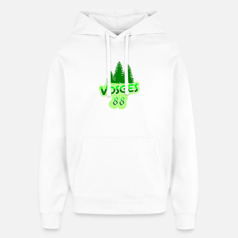 Vosges - Sweat à capuche unisexe Stanley/Stella Oversized - blanc