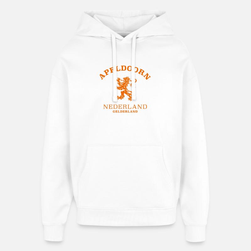 APELDOORN Nederland Niederlande Pays-Bas - Sweat à capuche unisexe Stanley/Stella Oversized - blanc