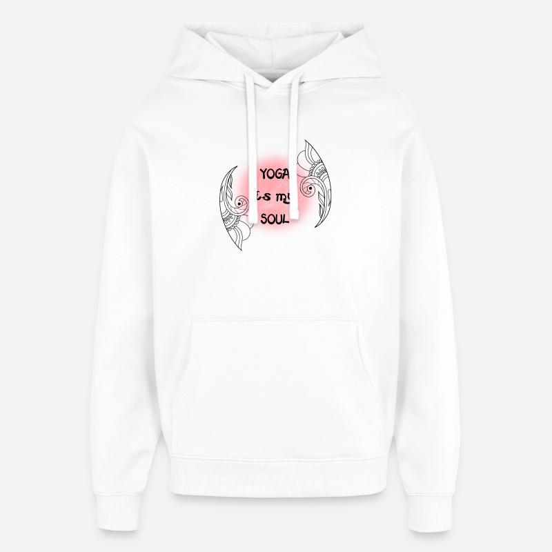 Yoga - Sweat à capuche unisexe Stanley/Stella Oversized - blanc