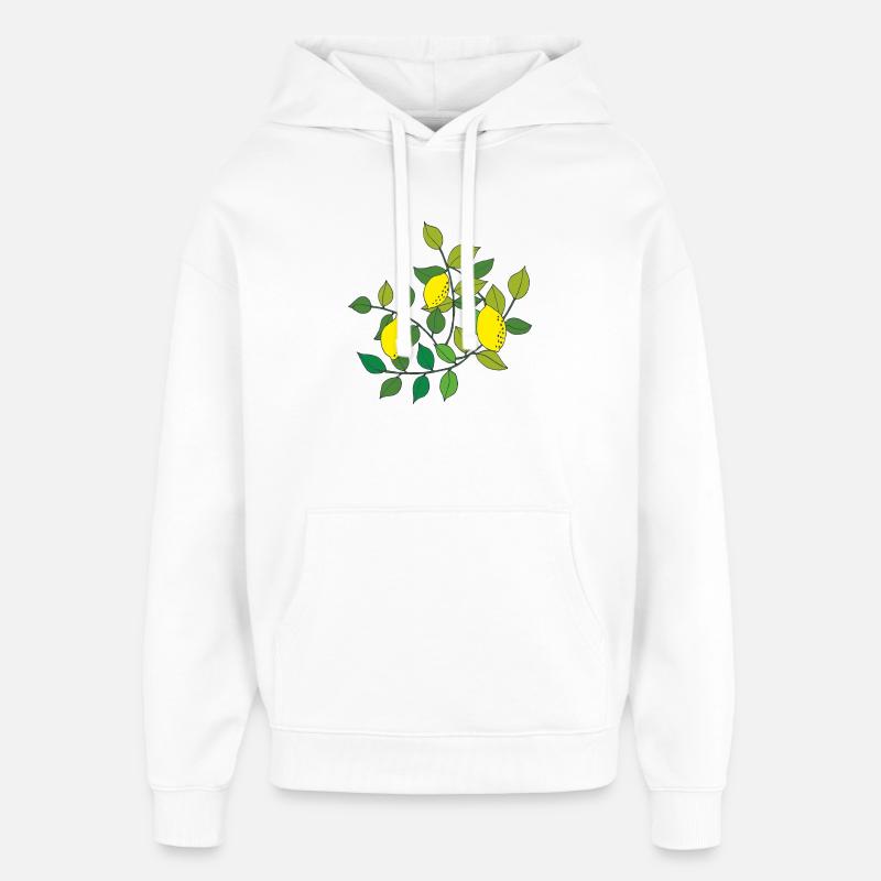 zitronen baum - Oversized Unisex Hoodie von Stanley/Stella - Weiß