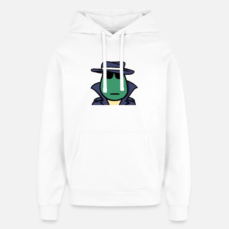 Dolly Espion - Sweat à capuche unisexe Stanley/Stella Oversized - blanc