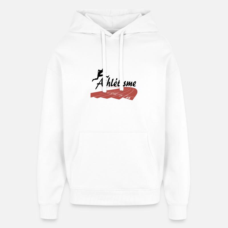 Athlétisme - Sweat à capuche unisexe Stanley/Stella Oversized - blanc