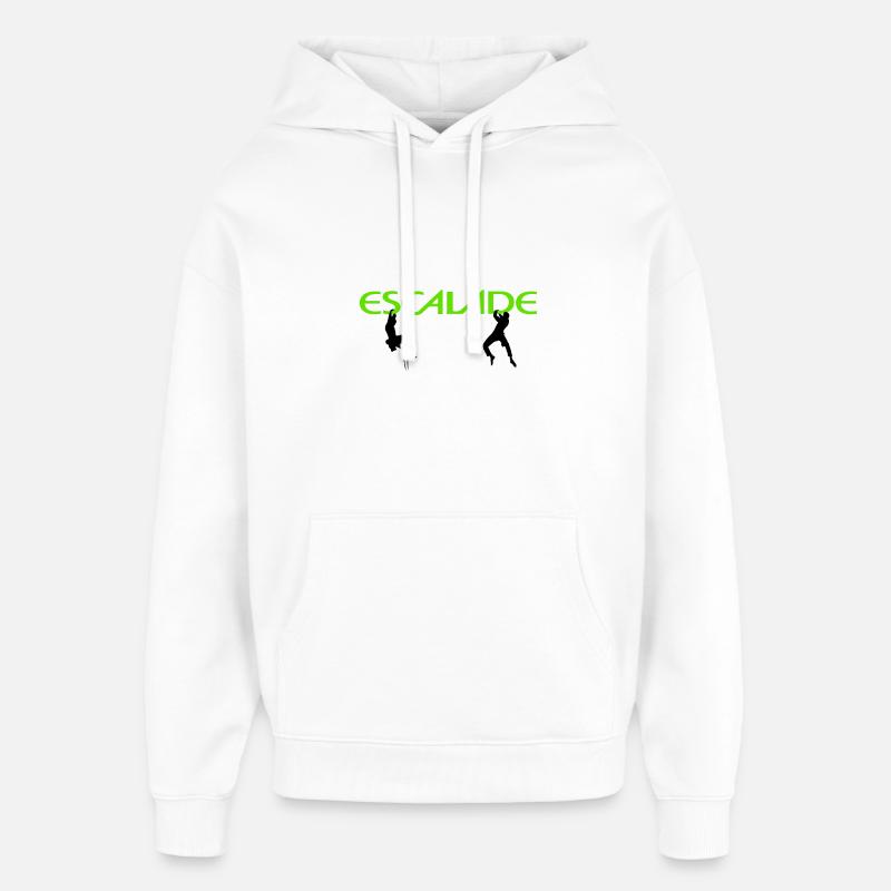 Escalade - Sweat à capuche unisexe Stanley/Stella Oversized - blanc