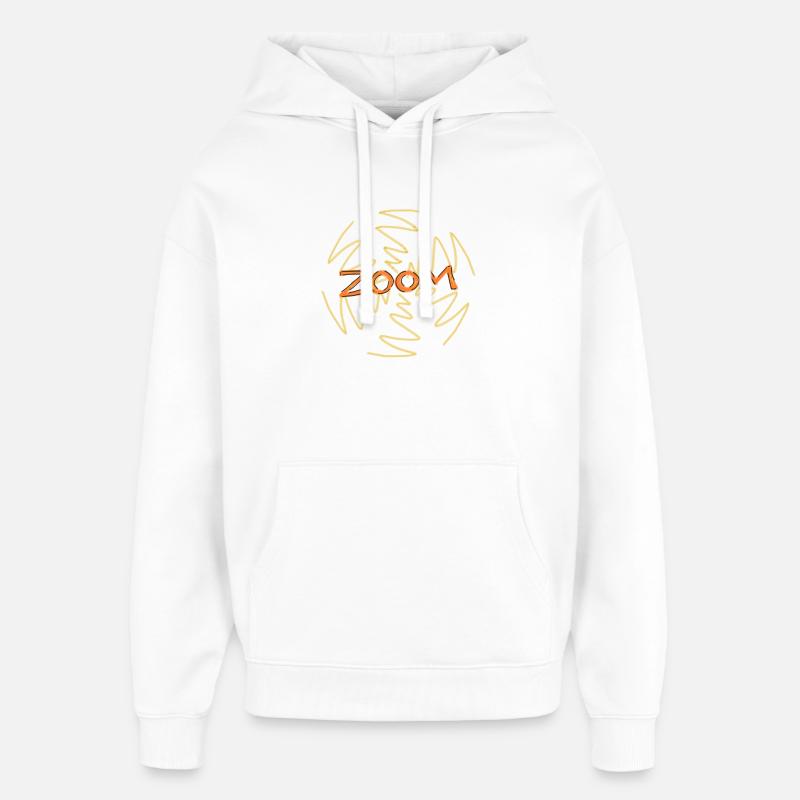 ZOOM! - Sweat à capuche unisexe Stanley/Stella Oversized - blanc