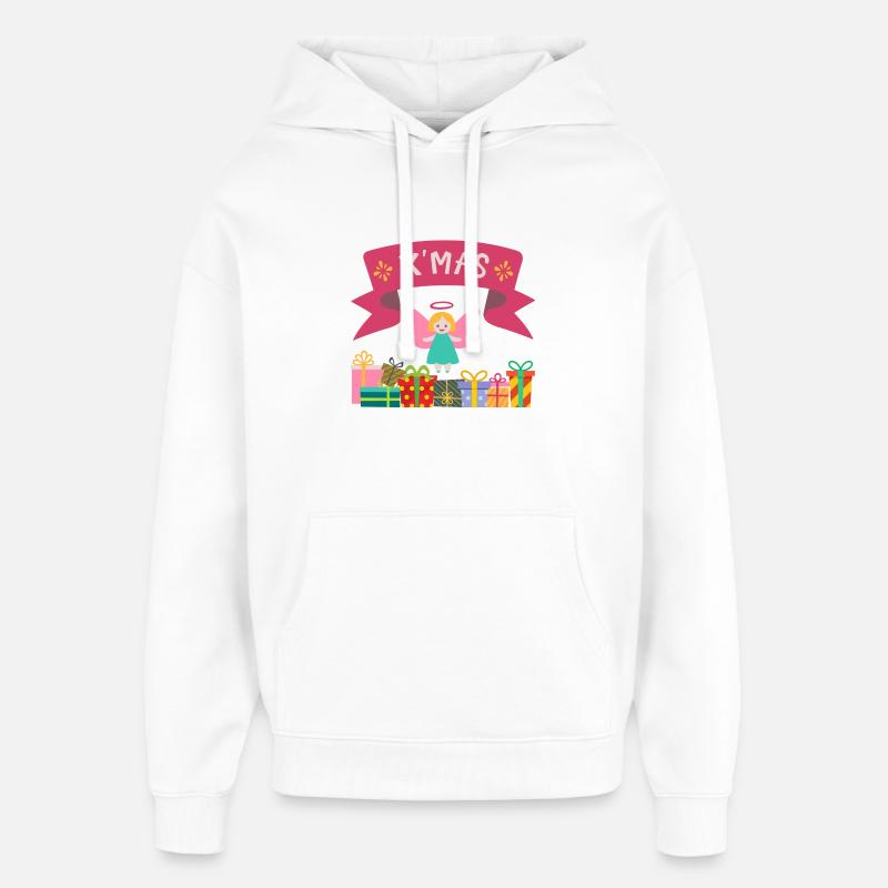 XMAS Engel mit Geschenken - Oversized Unisex Hoodie von Stanley/Stella - Weiß