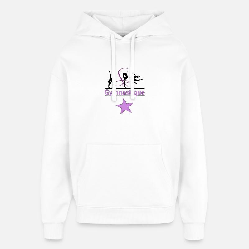 Gymnastique - Sweat à capuche unisexe Stanley/Stella Oversized - blanc