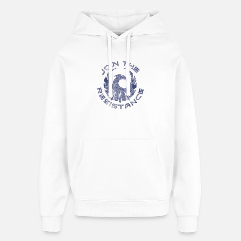 P.R.I.M Join the resistance marmor - Oversized Unisex Hoodie von Stanley/Stella - Weiß