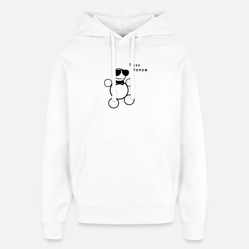 49F11F12 8484 4747 9BEC F8D0C1D37046 - Sweat à capuche unisexe Stanley/Stella Oversized - blanc