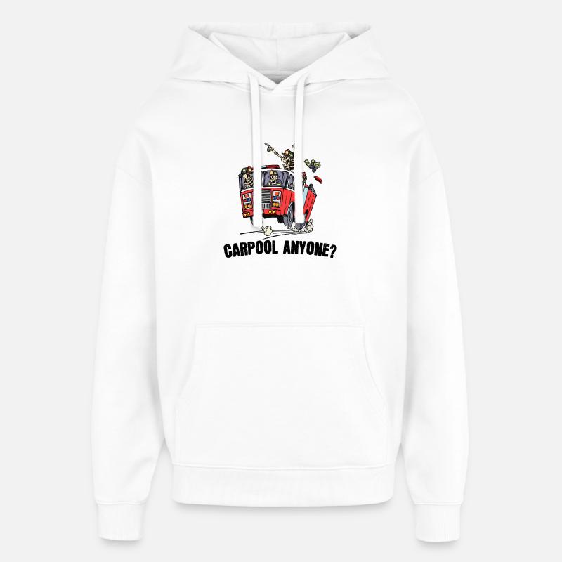 Berufsfeuerwehr Feuerwehr Statement Feuerwehrauto - Oversized Unisex Hoodie von Stanley/Stella - Weiß