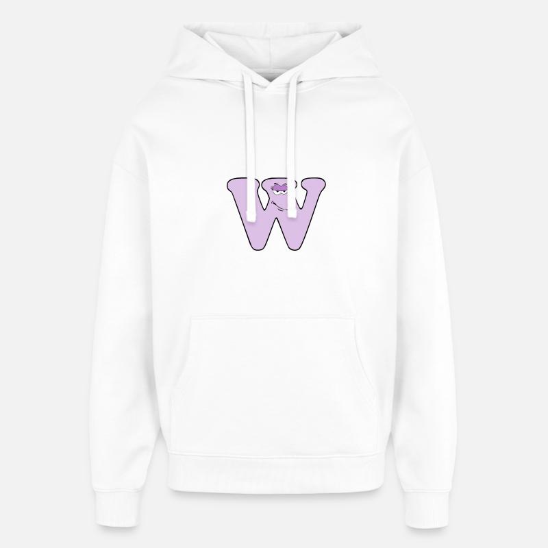 W - Sweat à capuche unisexe Stanley/Stella Oversized - blanc