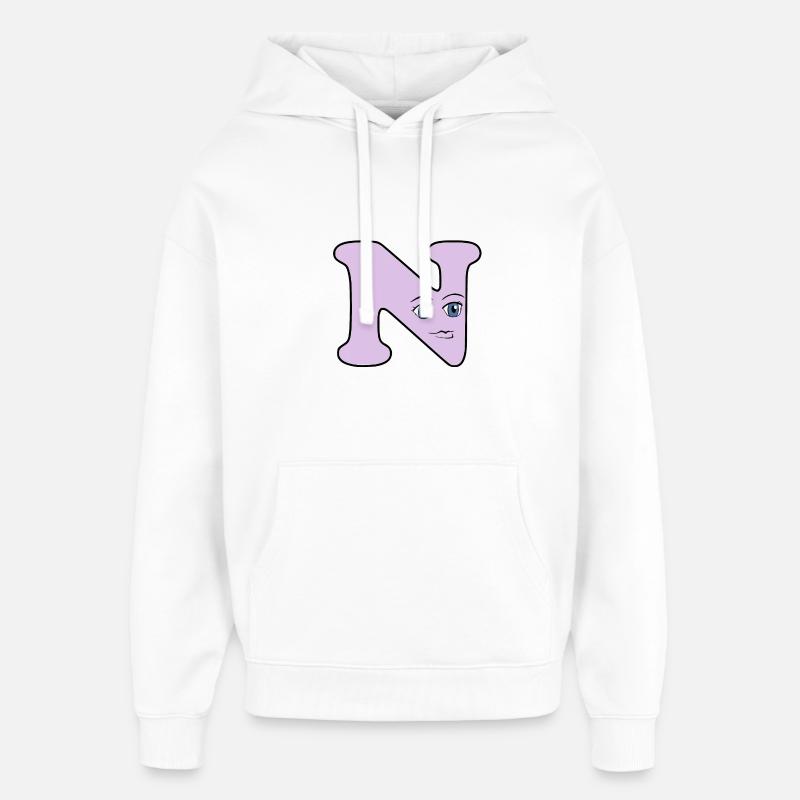 N - Sweat à capuche unisexe Stanley/Stella Oversized - blanc