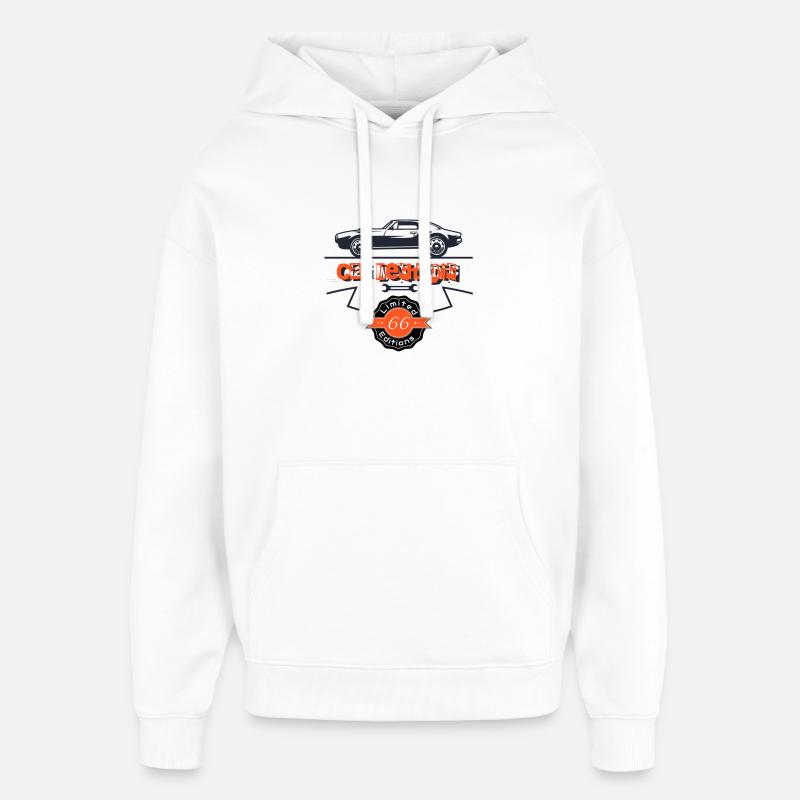 Car Mechanic Édition Limitée 66 - Sweat à capuche unisexe Stanley/Stella Oversized - blanc