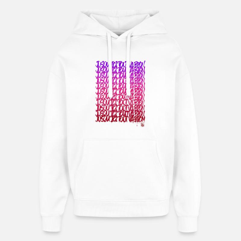 So far so good - Oversized Unisex Hoodie by Stanley/Stella - white