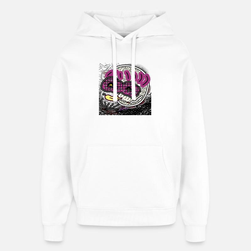 Homme comique - Sweat à capuche unisexe Stanley/Stella Oversized - blanc