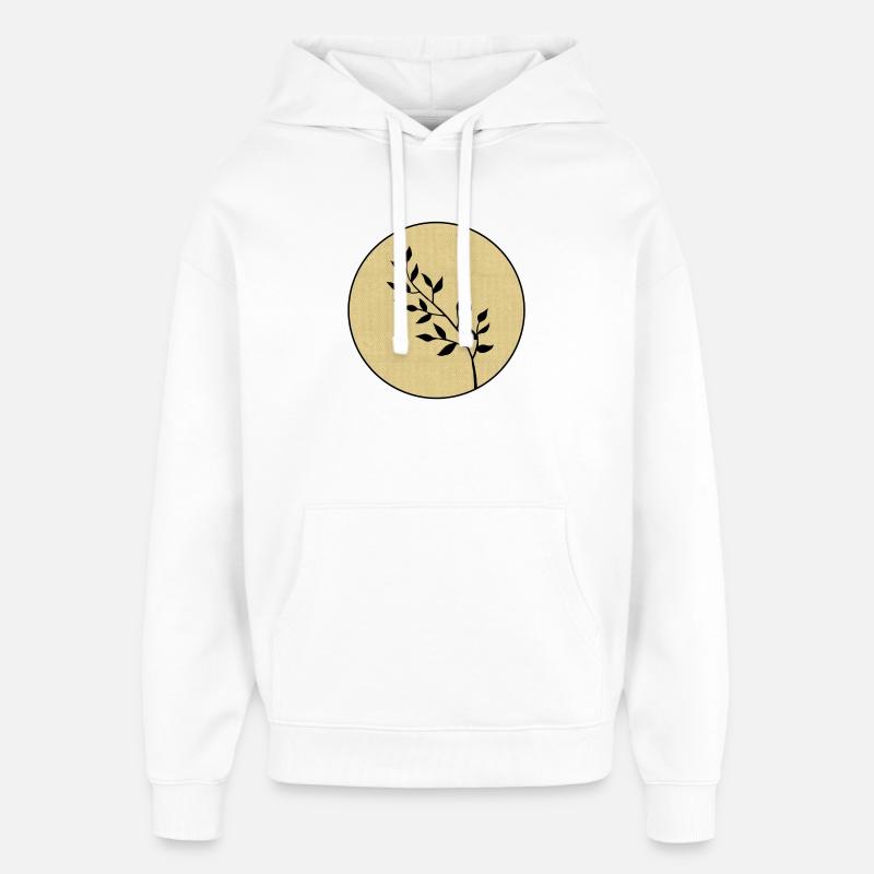 Branche - Sweat à capuche unisexe Stanley/Stella Oversized - blanc