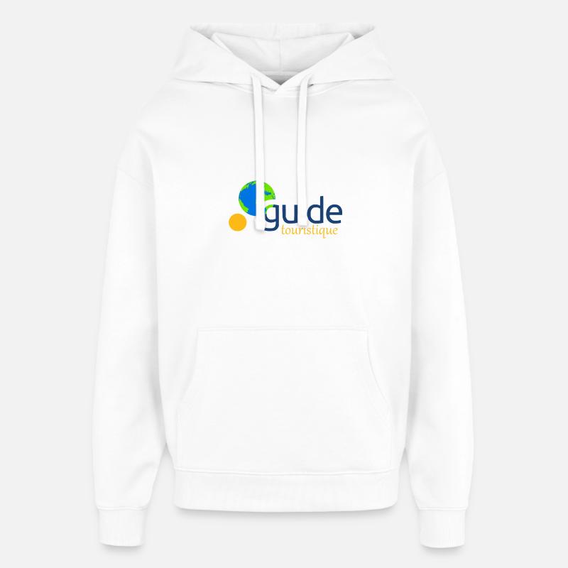 Reiseführer - Oversized Unisex Hoodie von Stanley/Stella - Weiß