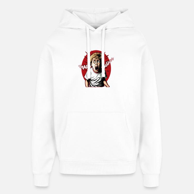 ARGH 01 - Sweat à capuche unisexe Stanley/Stella Oversized - blanc