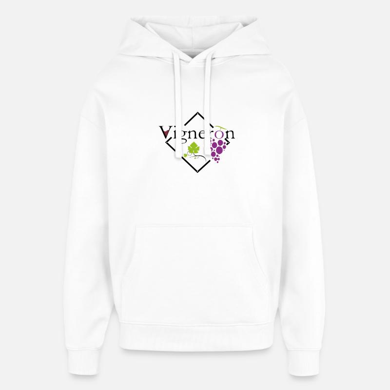 Vigneron - Sweat à capuche unisexe Stanley/Stella Oversized - blanc