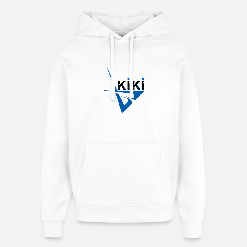 Kiki - Sweat à capuche unisexe Stanley/Stella Oversized - blanc