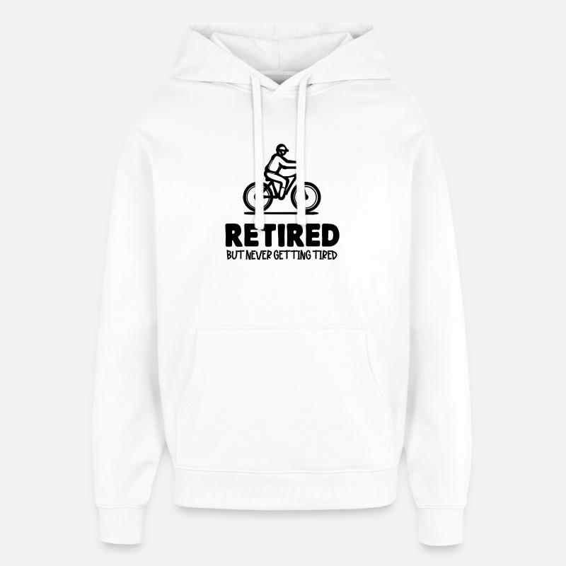 Relevé de retraite des retraités Retraités - Sweat à capuche unisexe Stanley/Stella Oversized - blanc