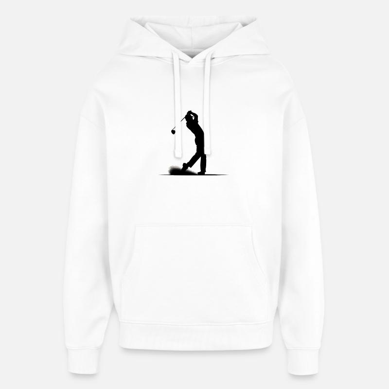 Golfeur - Sweat à capuche unisexe Stanley/Stella Oversized - blanc