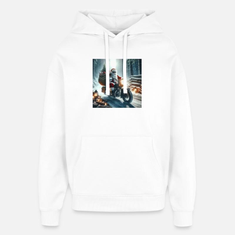 Weihnachts Design 8 - Oversized Unisex Hoodie von Stanley/Stella - Weiß