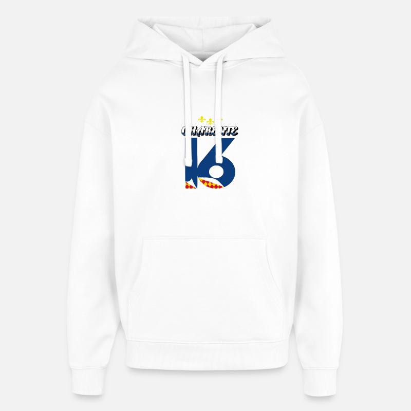Charente - Oversized Unisex Hoodie von Stanley/Stella - Weiß