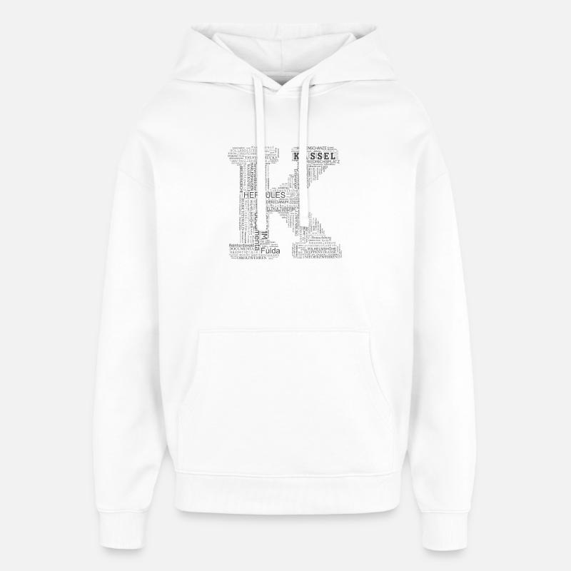 motiv_kassel_k2 - Sweat à capuche unisexe Stanley/Stella Oversized - blanc