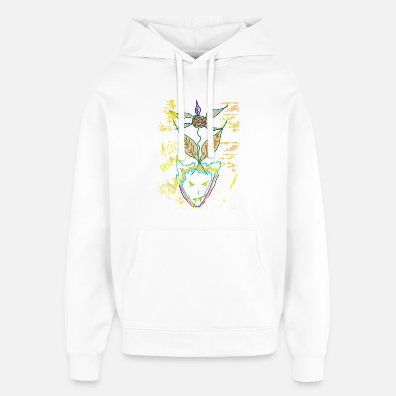 Vampire acide - Sweat à capuche unisexe Stanley/Stella Oversized - blanc