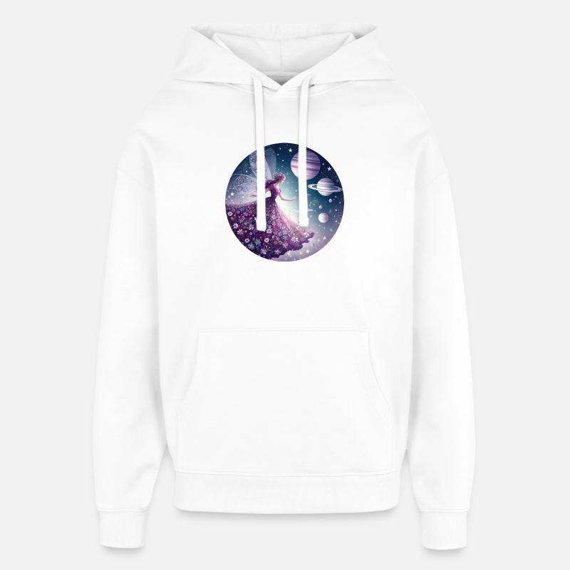 Fee der Wünsche - Oversized Unisex Hoodie von Stanley/Stella - Weiß