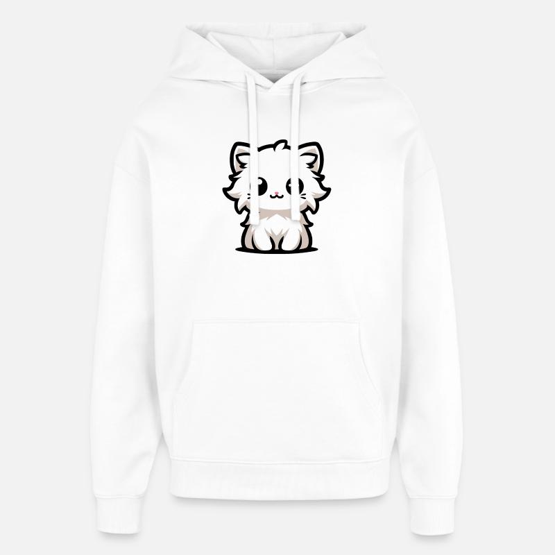 Das süßeste Kätzchen - Oversized Unisex Hoodie von Stanley/Stella - Weiß
