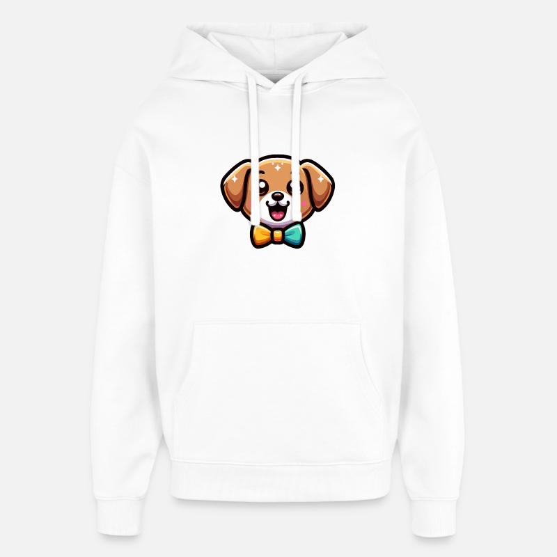 Beau Bowwow: Der adrette Welpe - Oversized Unisex Hoodie von Stanley/Stella - Weiß